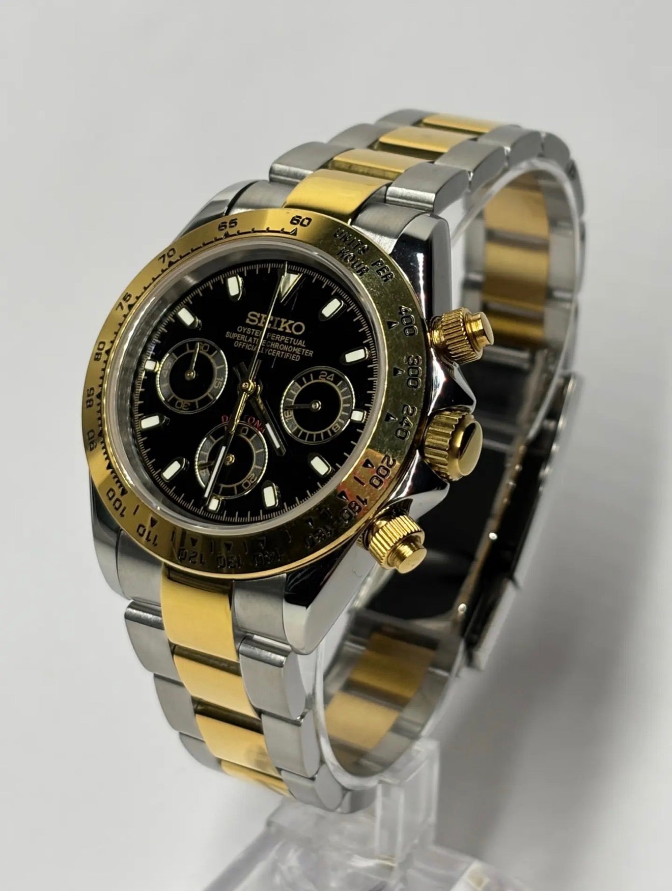 Seiko Mod Daytona — Two-Tone