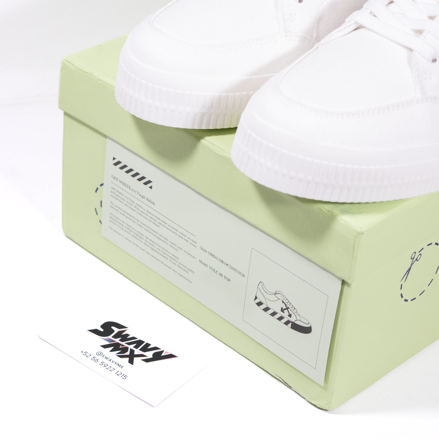 OFF WHITE “Vulcanized” Low Canvas White/Red