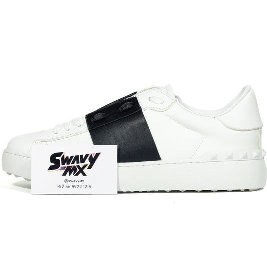 Valentino Garavani Open – White/Black Band