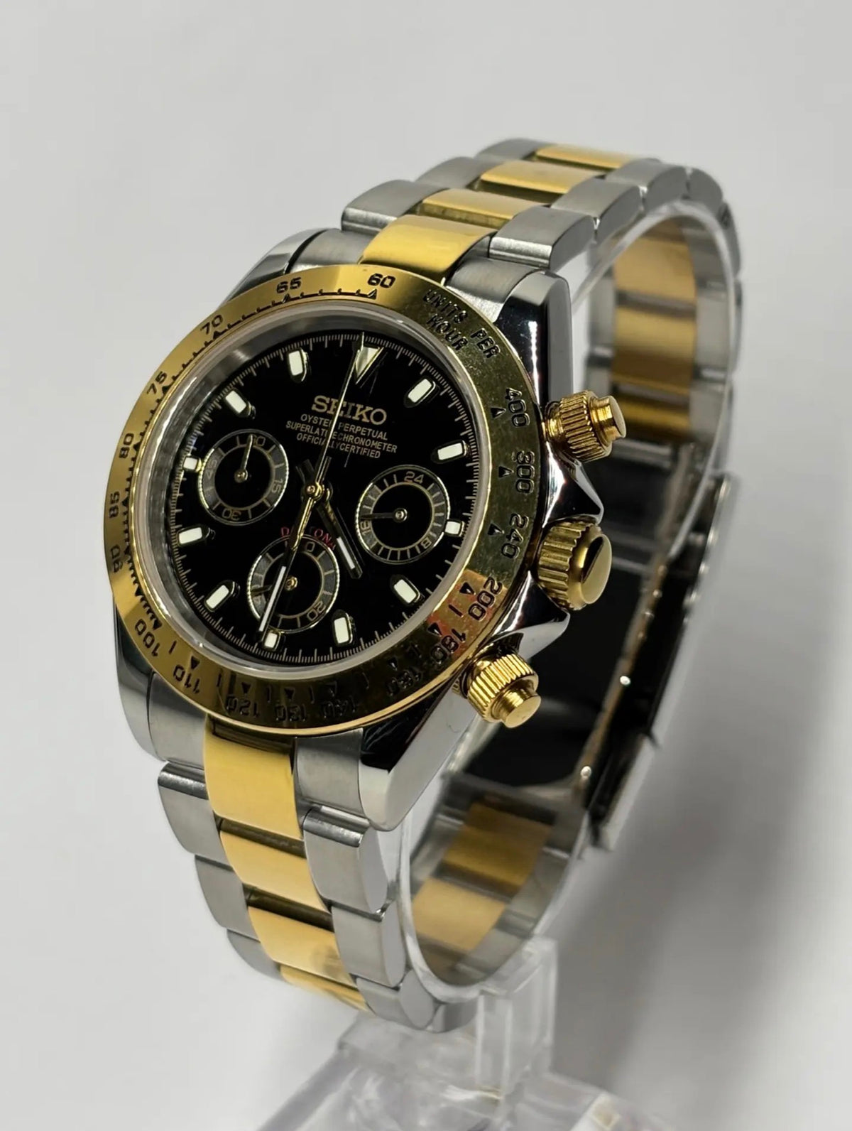 Seiko Mod Daytona — Two-Tone