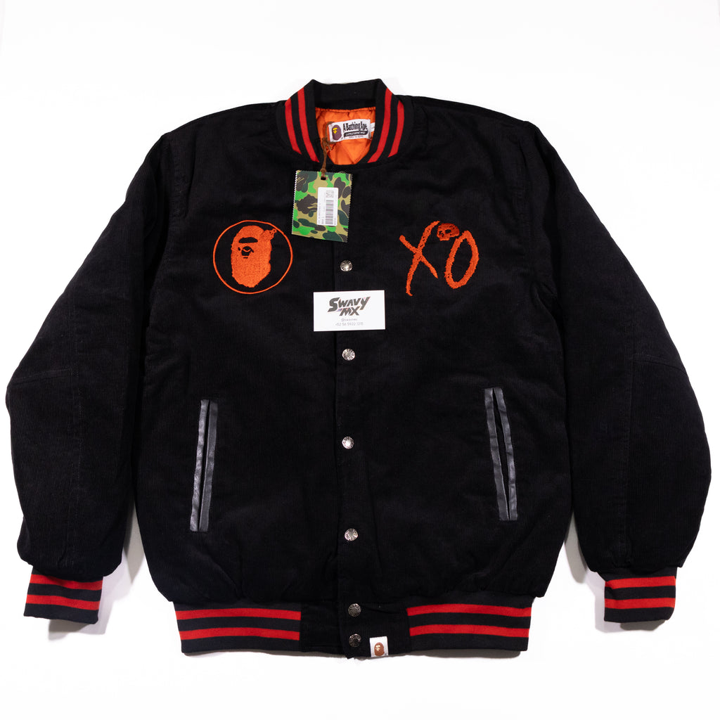 BAPE x XO “Varsity Jacket” Black