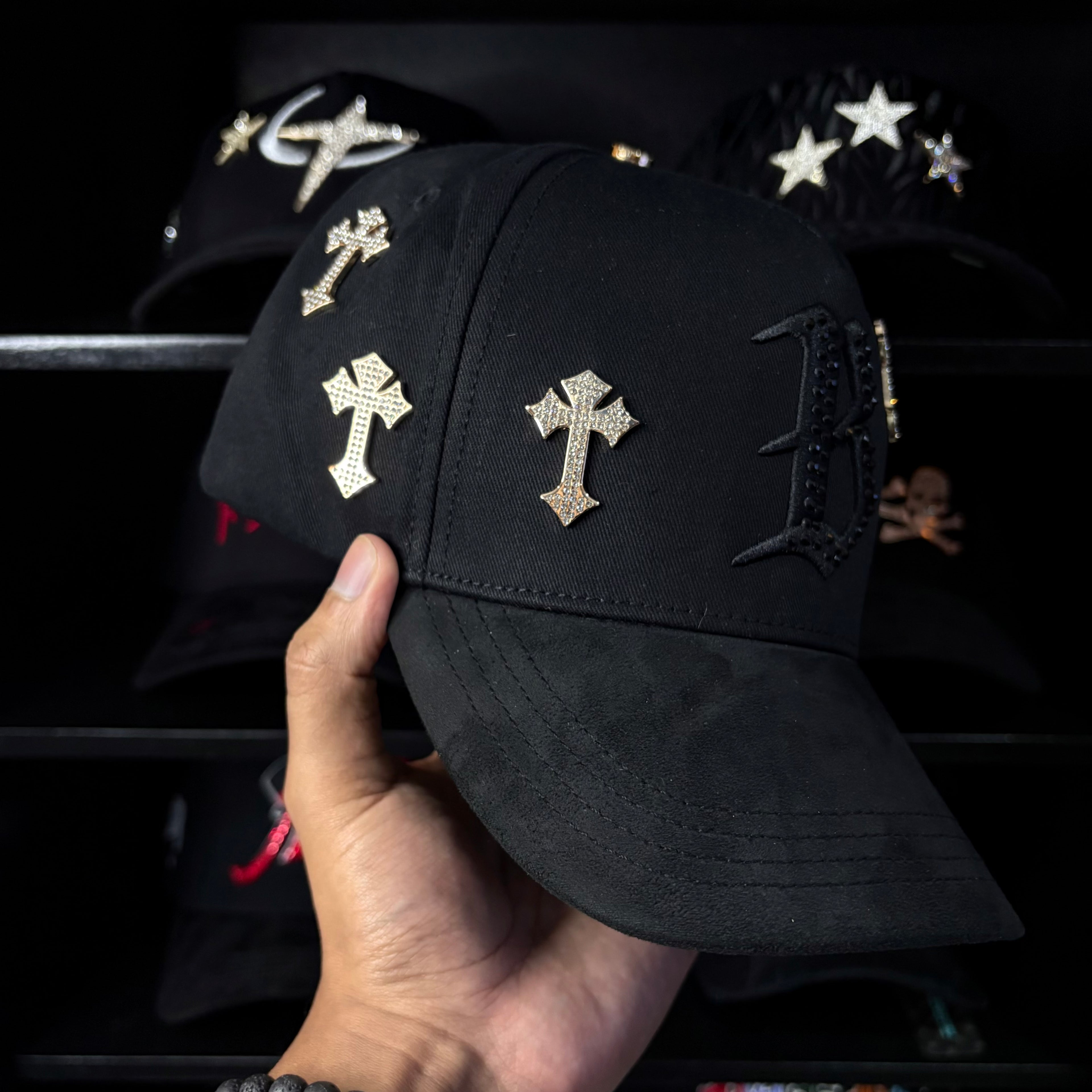 Barbas Hats “B CHROME”