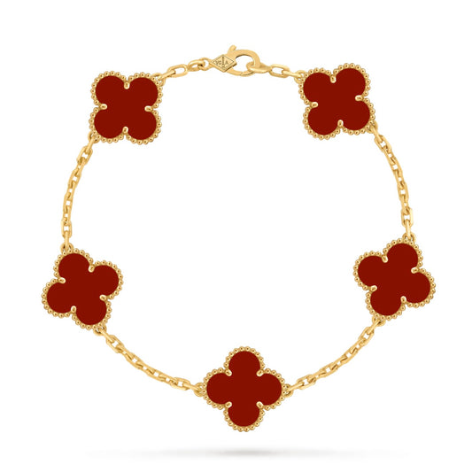 Van Cleef - Ágata Roja 14k