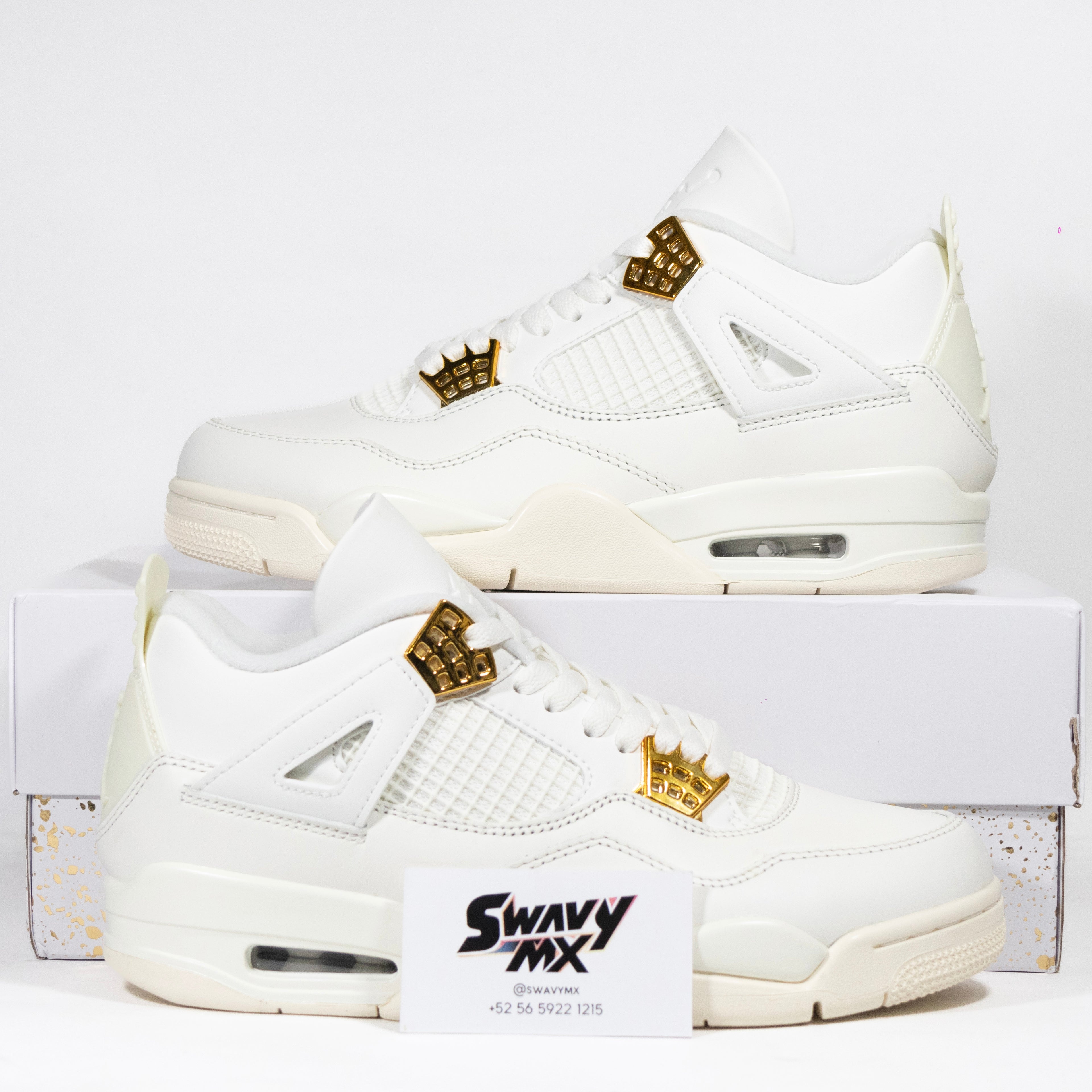 Air Jordan 4 Retro “Metallic Gold” (W)