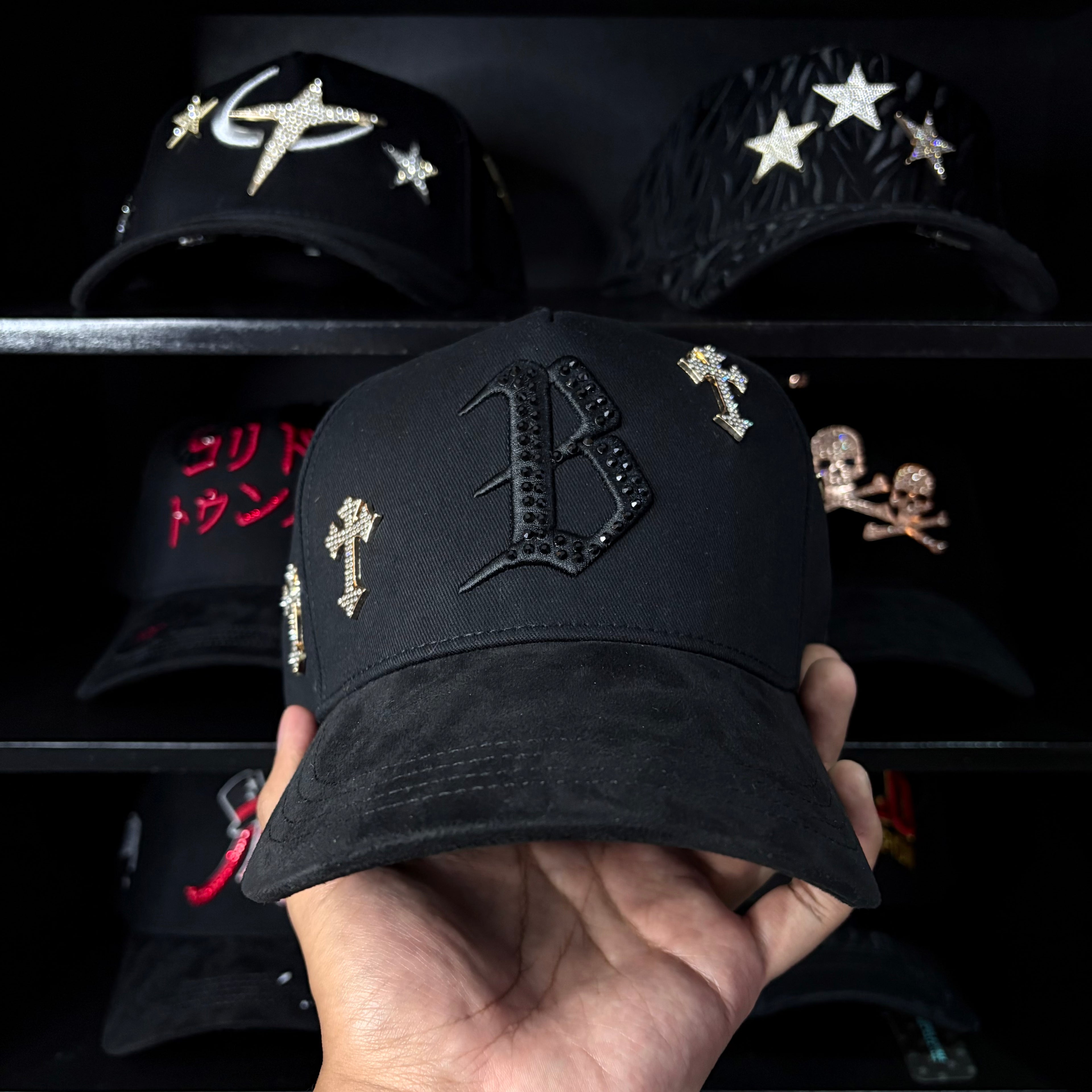 Barbas Hats “B CHROME”