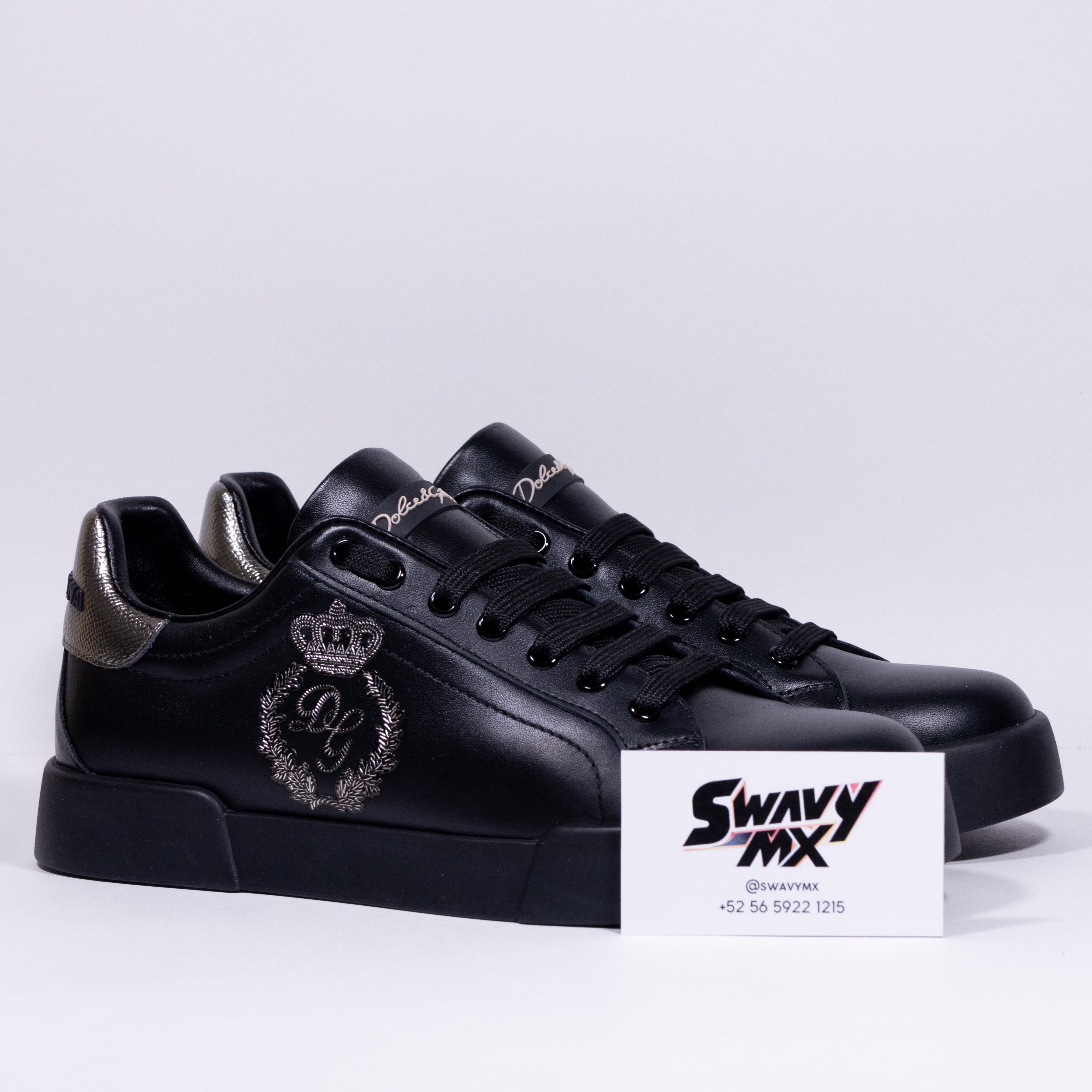 Dolce & Gabbana Portofino – Crown Patch Black