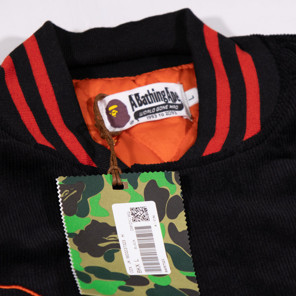 BAPE x XO “Varsity Jacket” Black