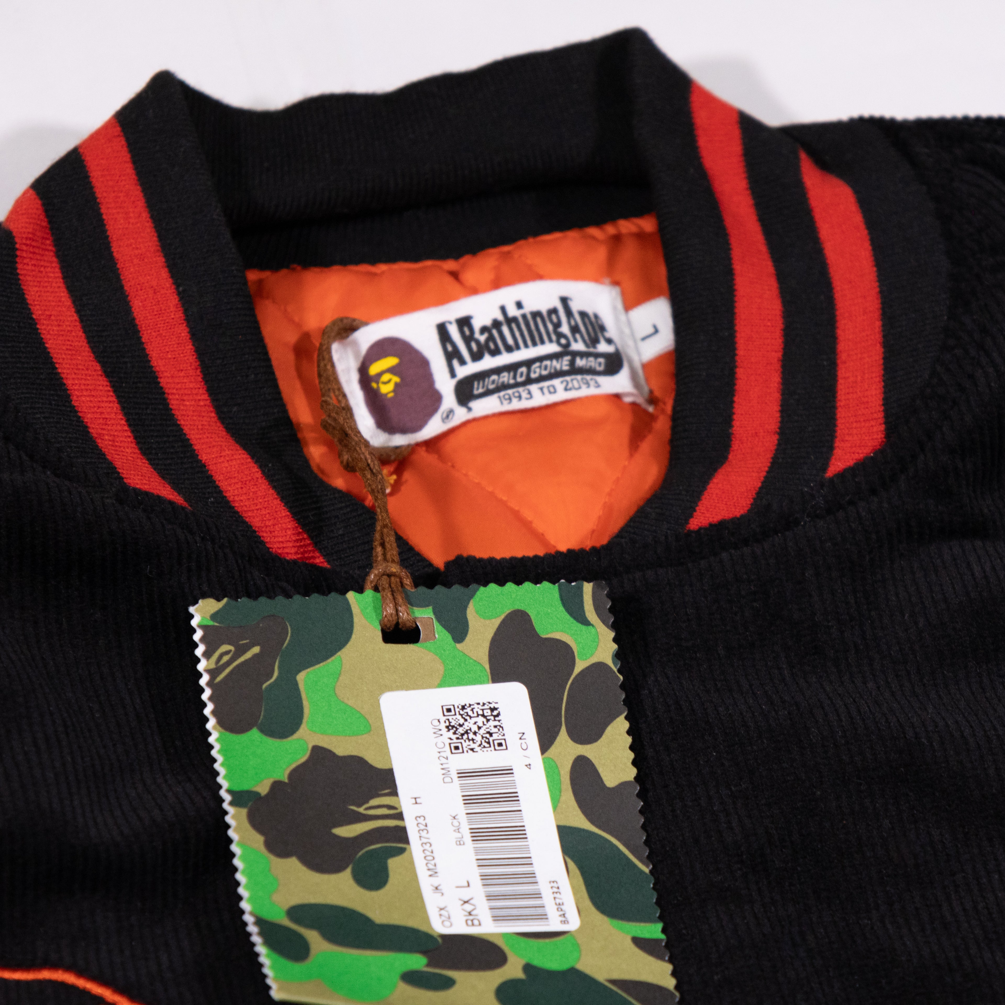 BAPE x XO “Varsity Jacket” Black
