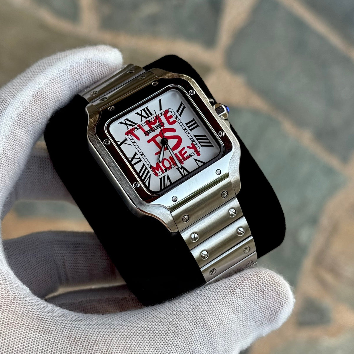 Seiko Mod Santos “Time Is Money”