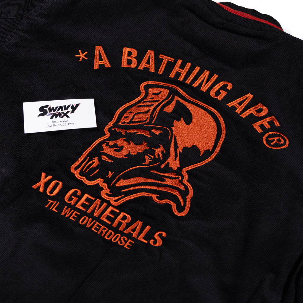 BAPE x XO “Varsity Jacket” Black