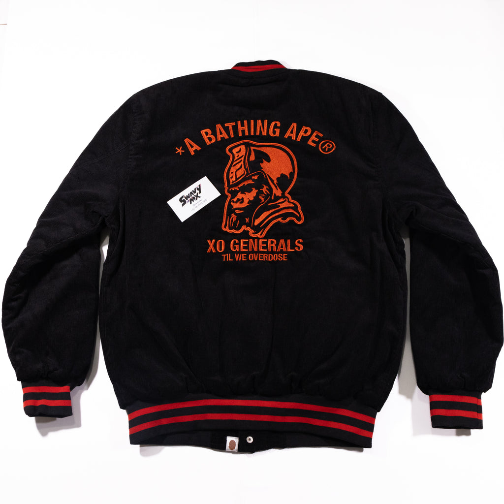 BAPE x XO “Varsity Jacket” Black