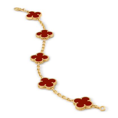 Van Cleef - Ágata Roja 14k