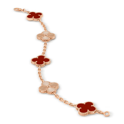 Van Cleef - Cornalina Oro Rosa 14k