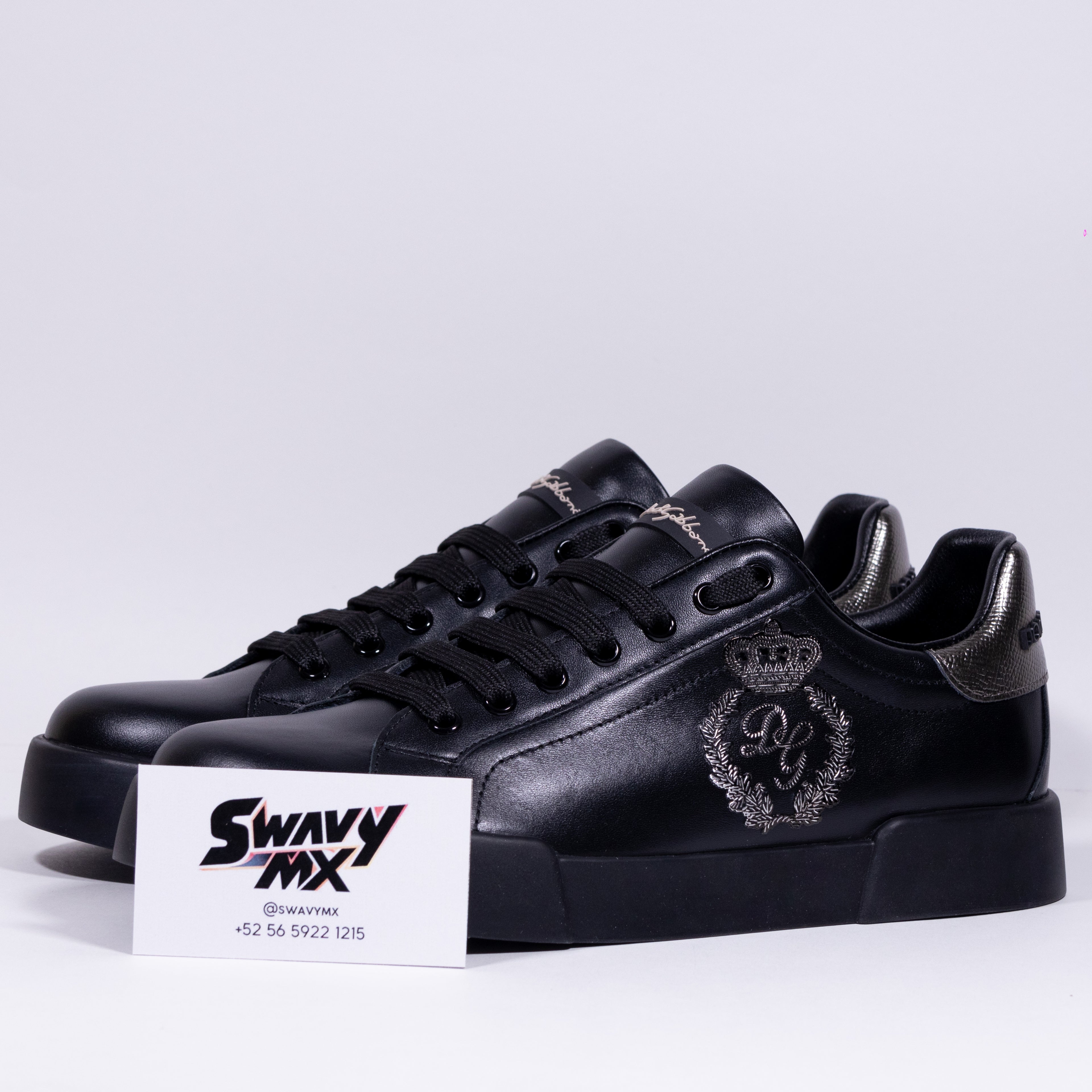 Dolce & Gabbana Portofino – Crown Patch Black