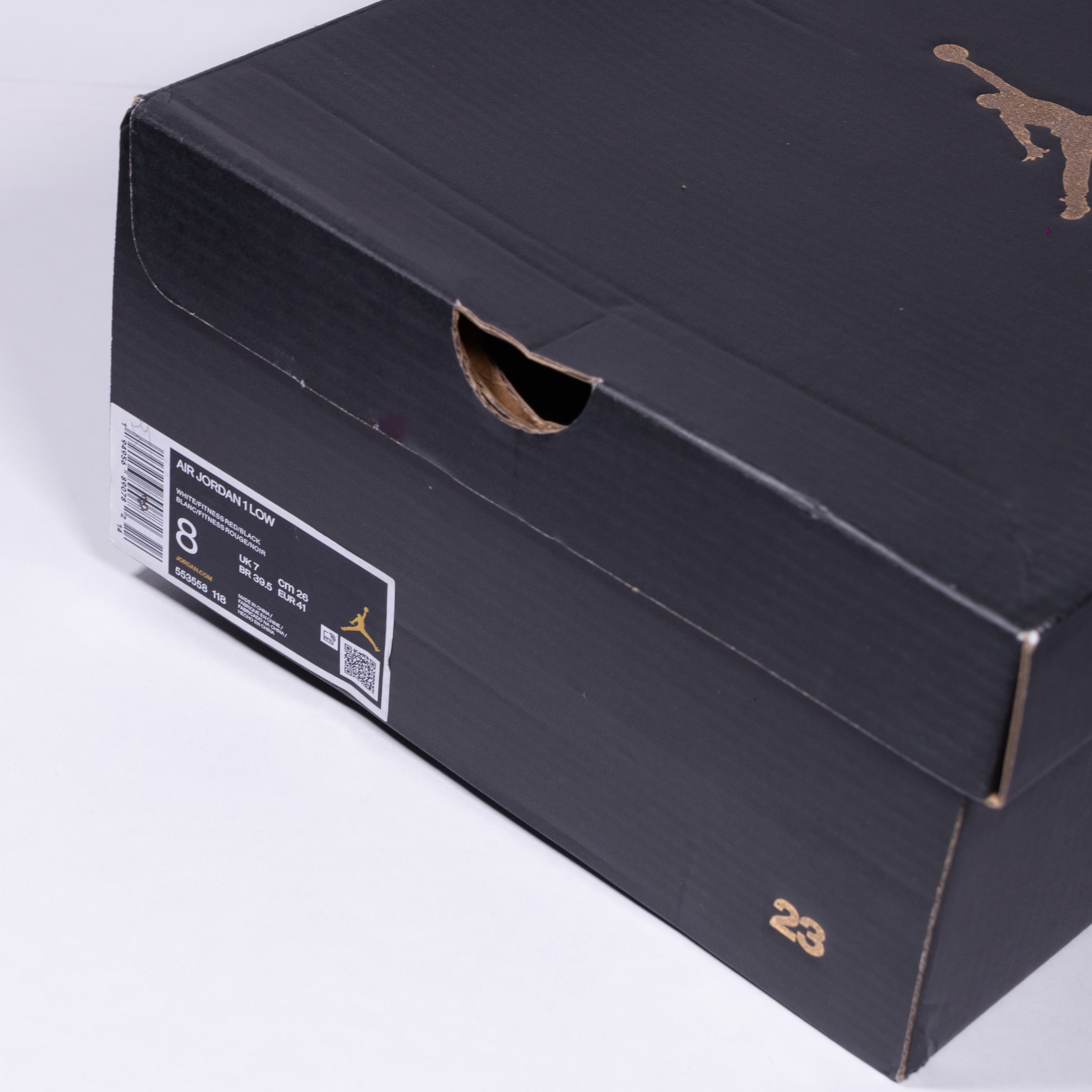 Air Jordan 1 Low “White Gym Red” (GS)