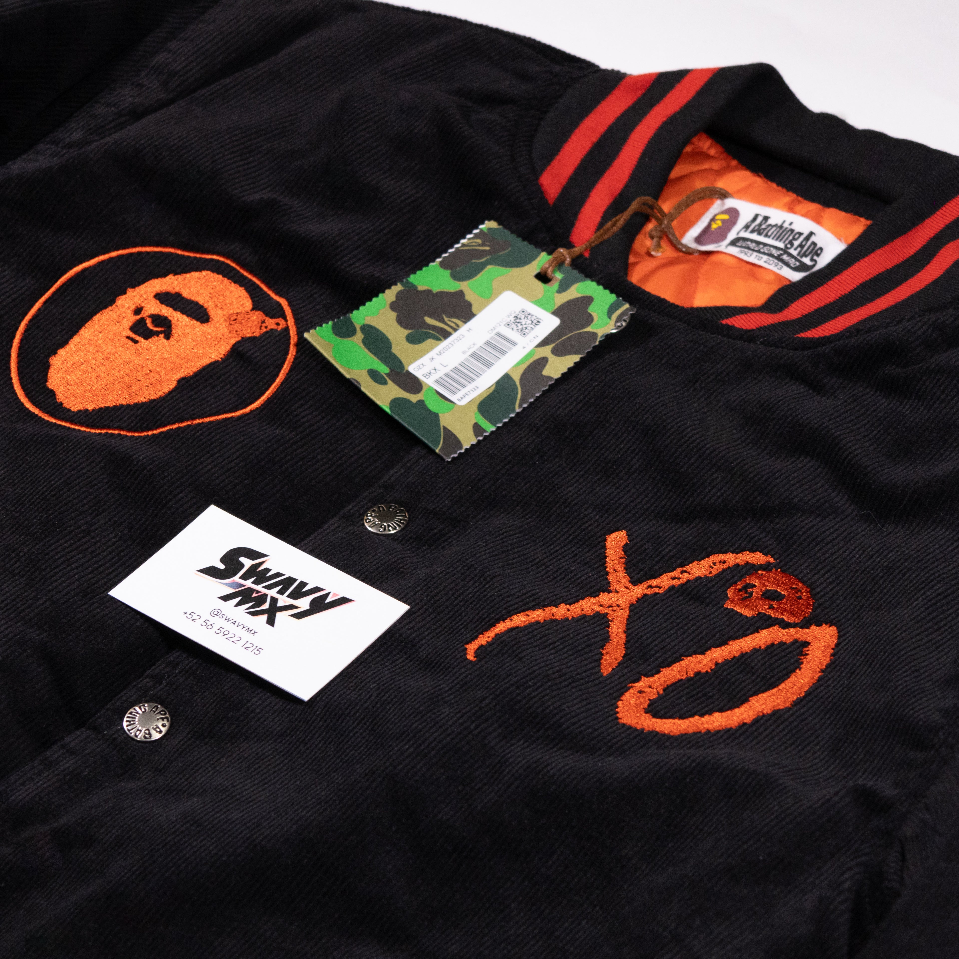 BAPE x XO “Varsity Jacket” Black