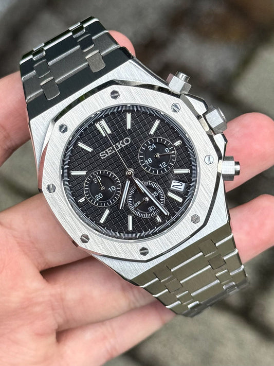 Seiko Mod Royal Oak Chrono