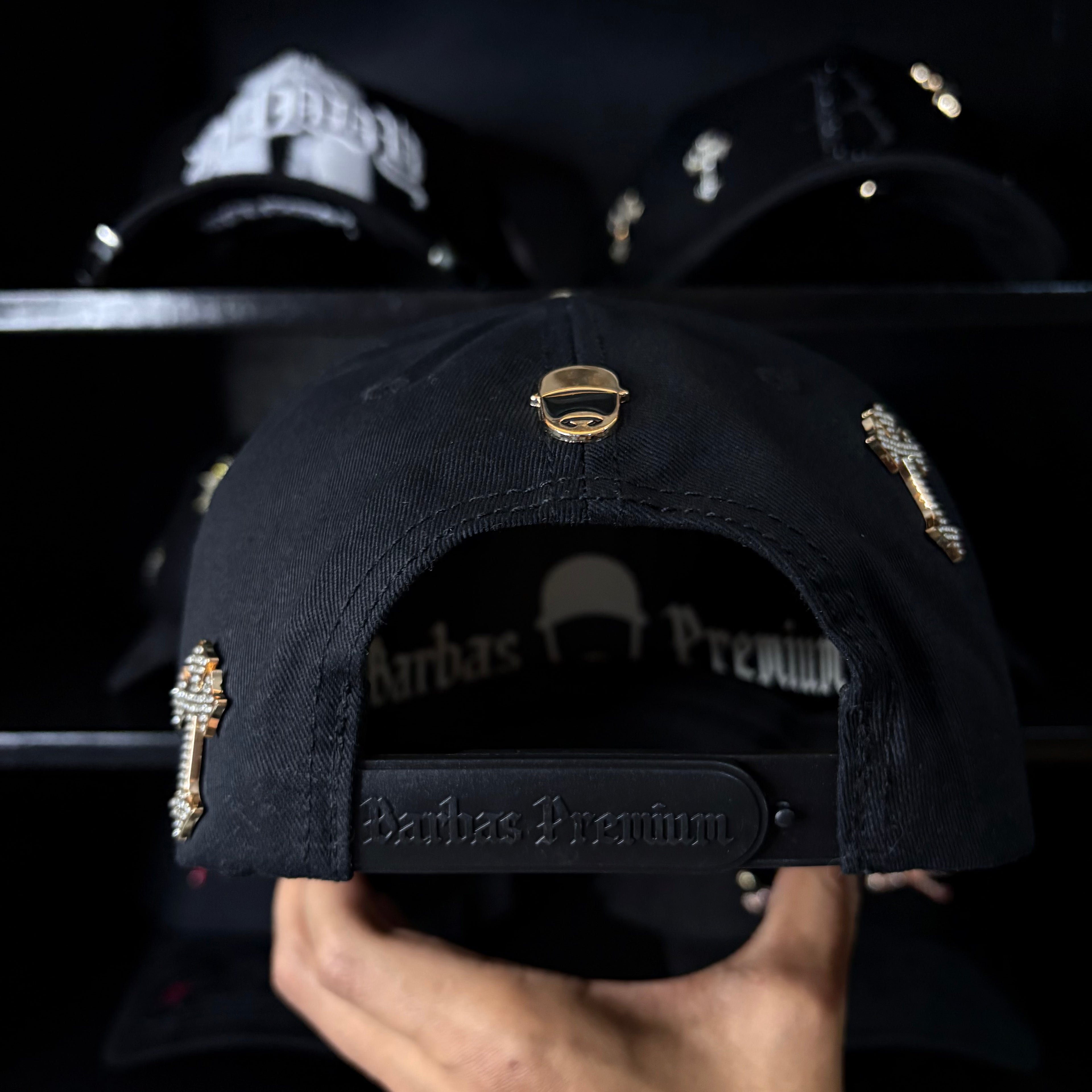 Barbas Hats “B CHROME”