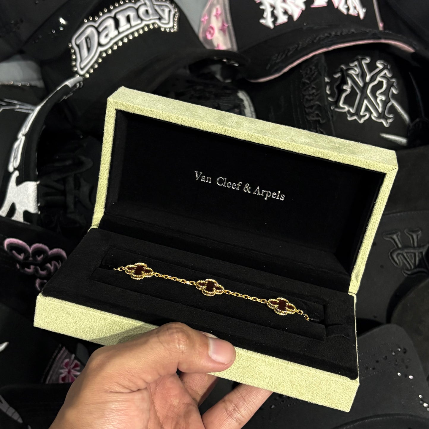 Van Cleef - Ágata Roja 14k