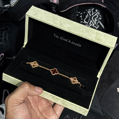 Van Cleef - Cornalina Oro Rosa 14k