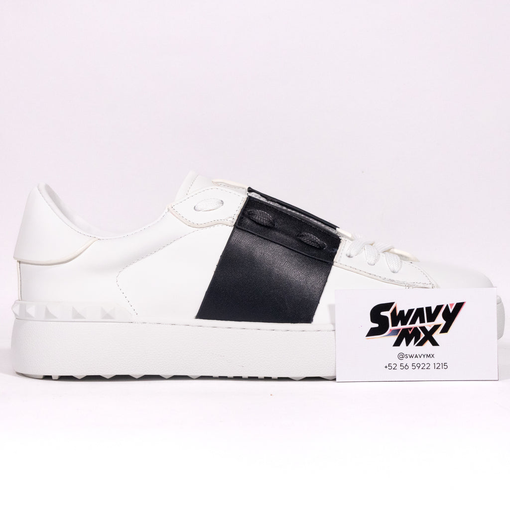 Valentino Garavani Open – White/Black Band