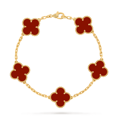 Van Cleef - Ágata Roja 14k