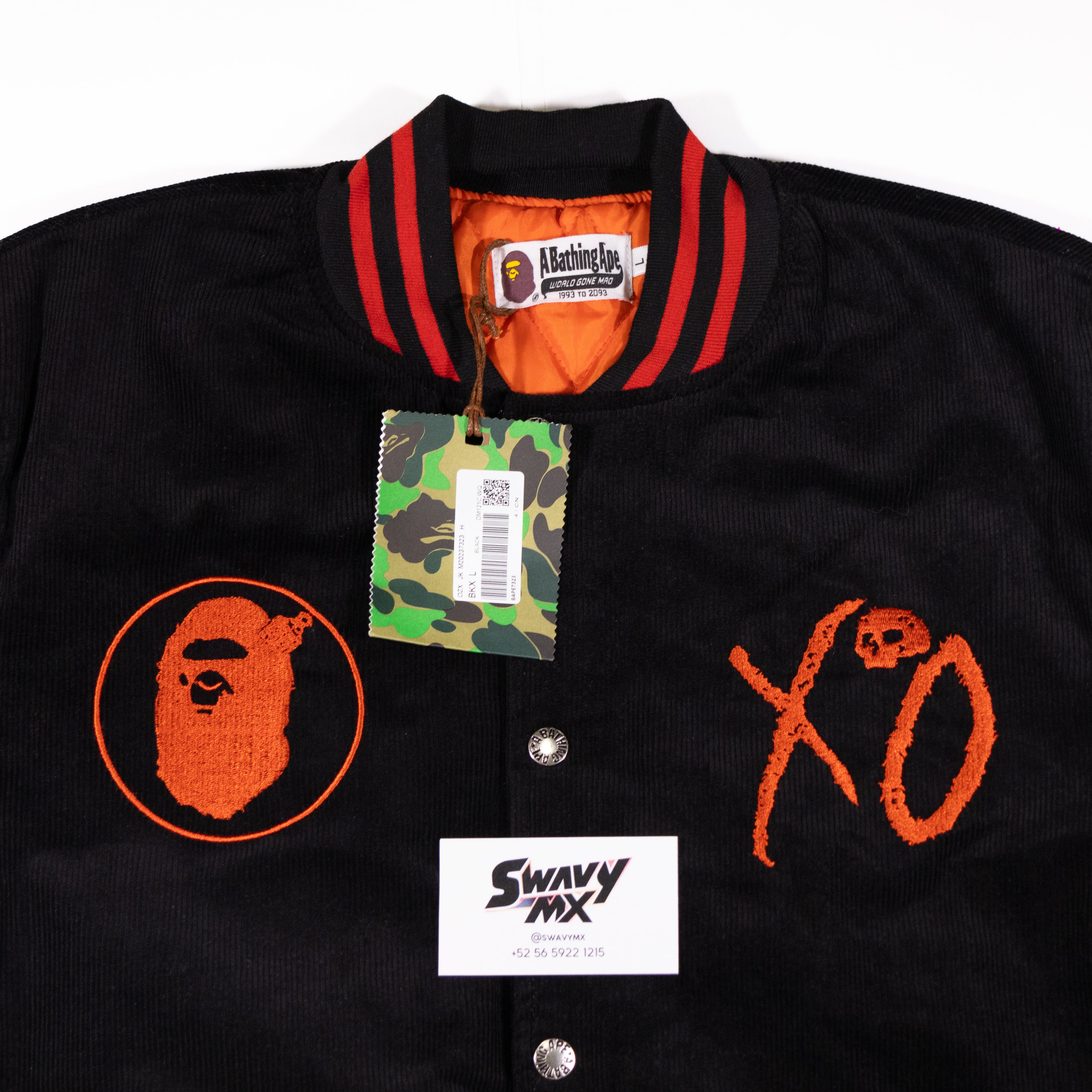 BAPE x XO “Varsity Jacket” Black