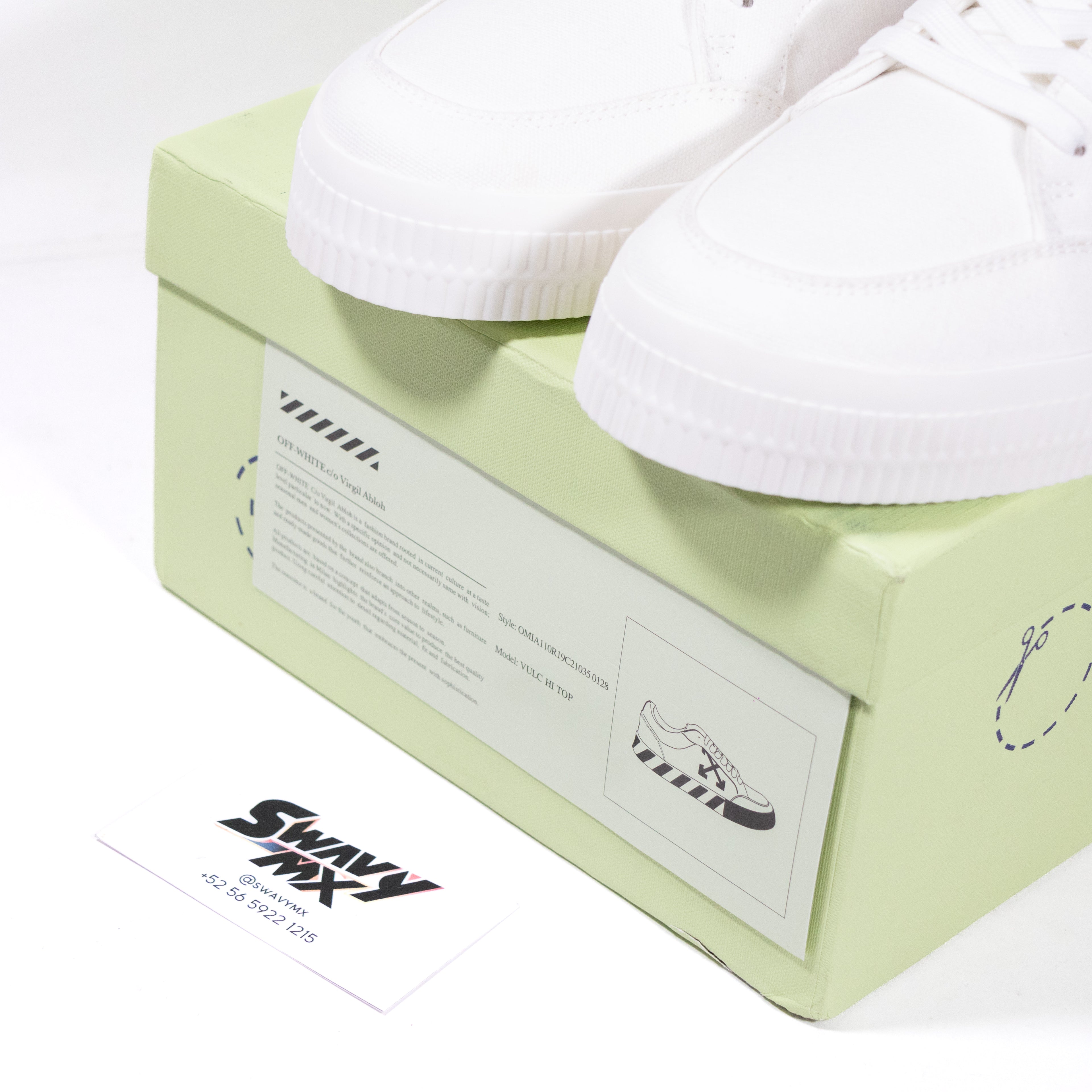 OFF WHITE “Vulcanized” Low Canvas White/Red