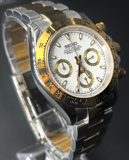 Seiko Mod Daytona “Panda” — Two-Tone