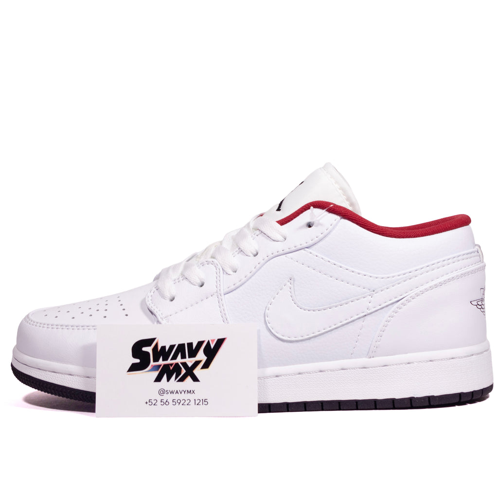 Air Jordan 1 Low “White Gym Red Black” (GS)