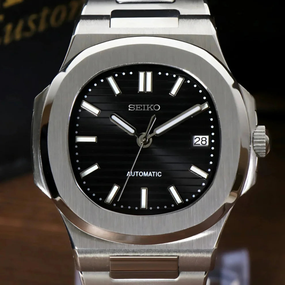 Seiko Mod Nautilus — acero