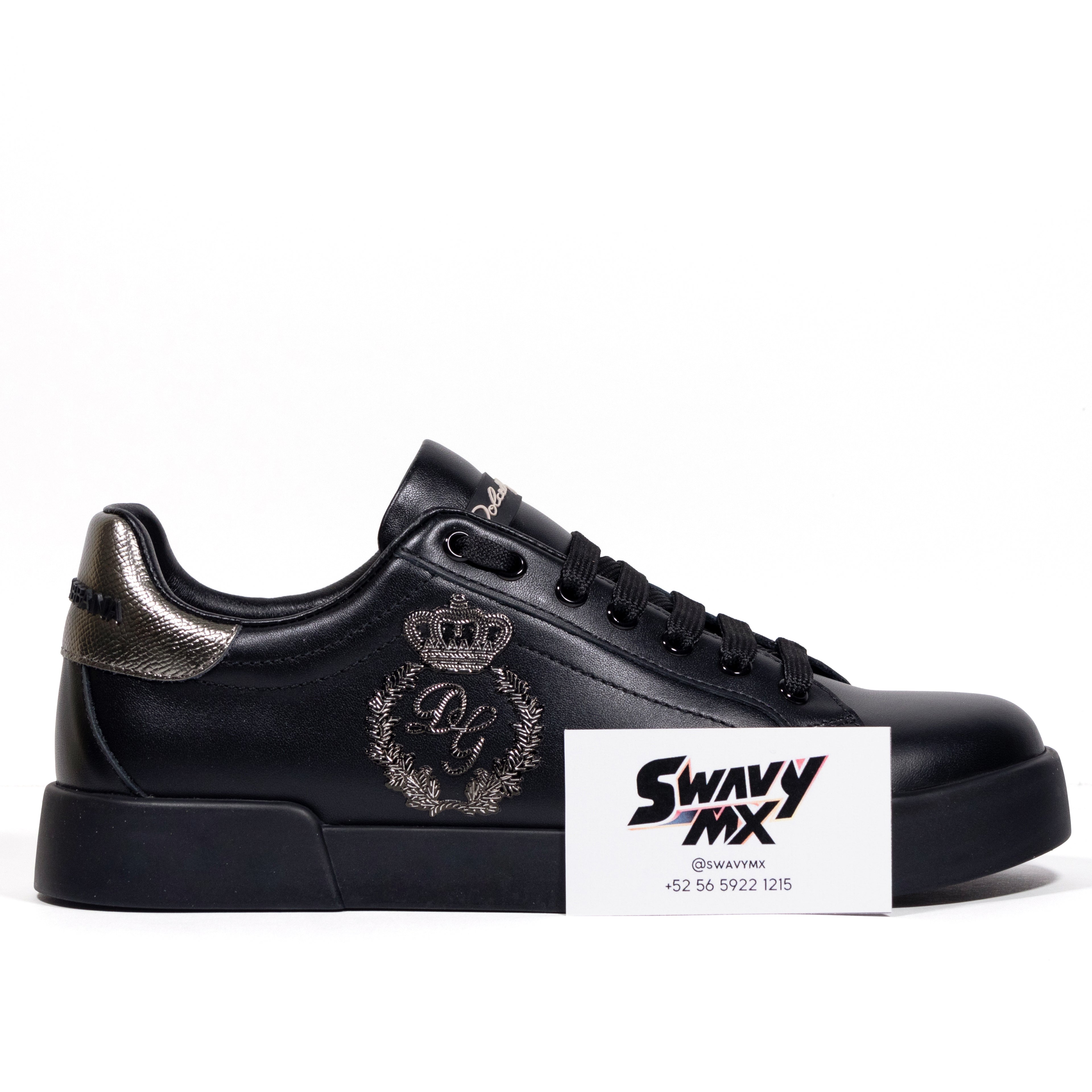 Dolce & Gabbana Portofino – Crown Patch Black