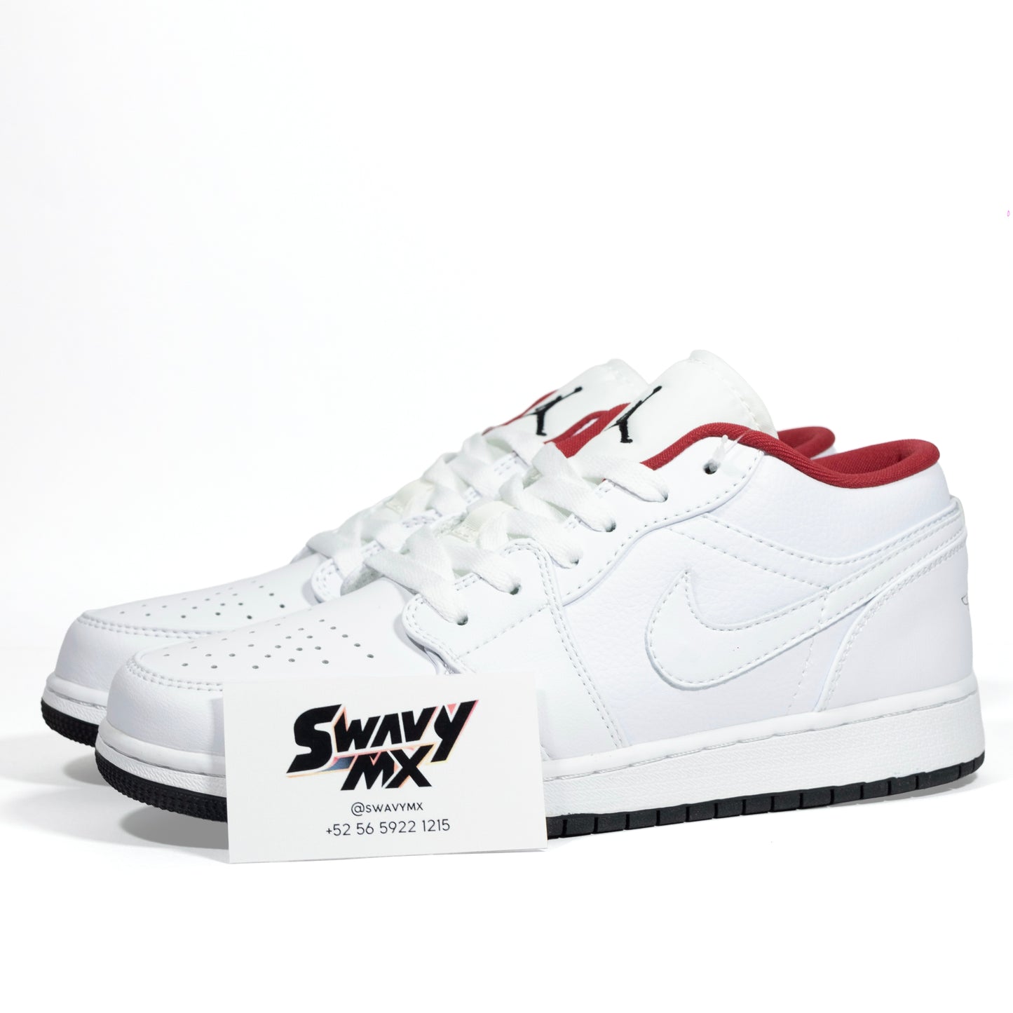 Air Jordan 1 Low “White Gym Red Black” (GS)