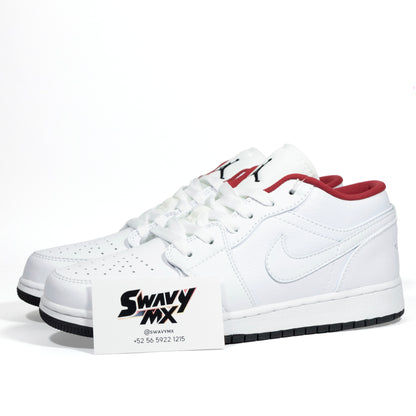 Air Jordan 1 Low “White Gym Red Black” (GS)