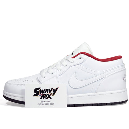 Air Jordan 1 Low “White Gym Red Black” (GS)