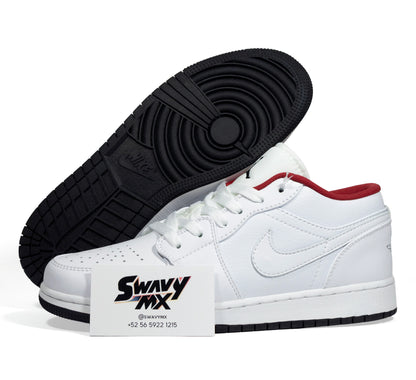 Air Jordan 1 Low “White Gym Red Black” (GS)
