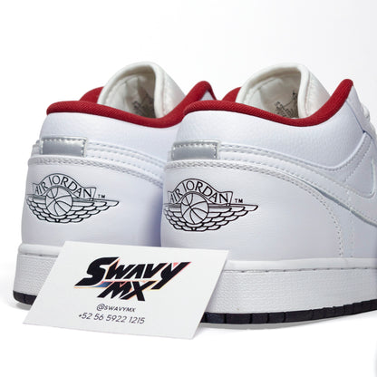 Air Jordan 1 Low “White Gym Red Black” (GS)