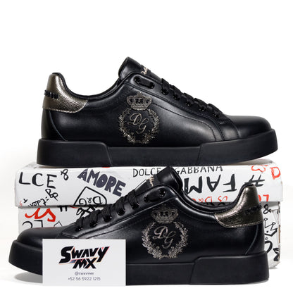 Dolce & Gabbana Portofino – Crown Patch Black