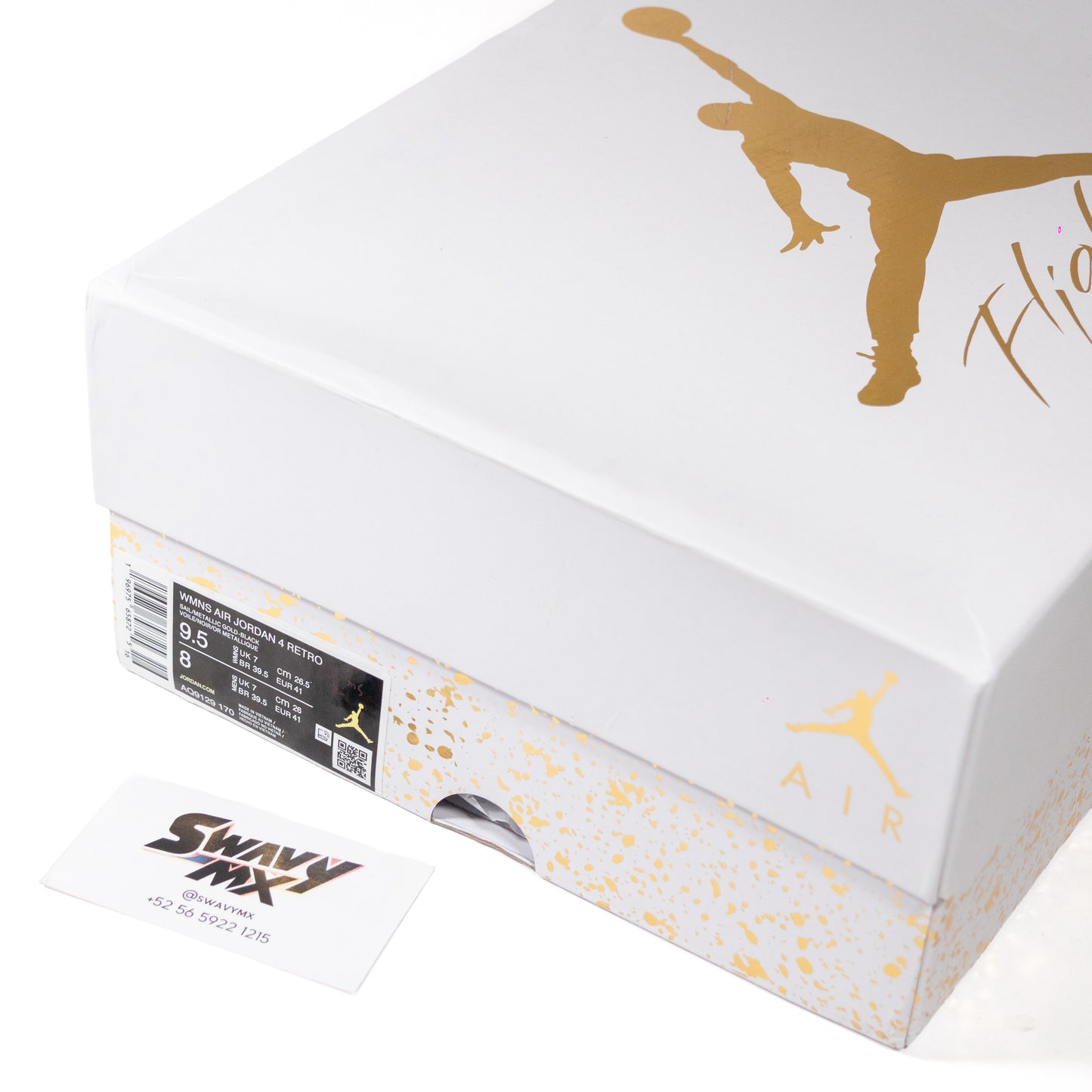 Air Jordan 4 Retro “Metallic Gold” (W)